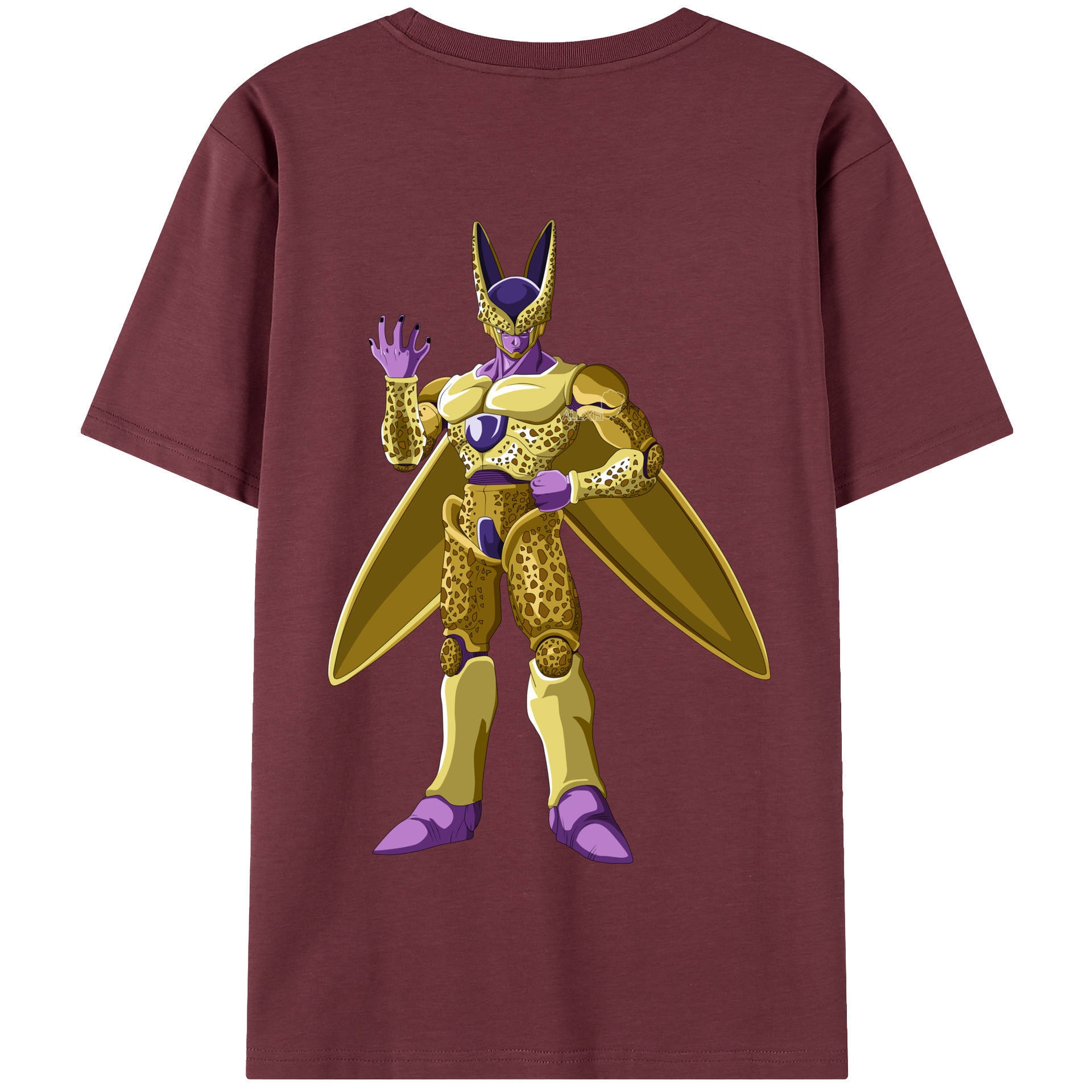 （画像用） ドラゴンボール セル DRAGON BALL Cell 綿100％半袖Tシャツ（背面プリント）